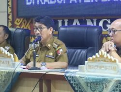 Bupati dan Wakil Bupati Lampung Utara Pimpin Rapat Percepatan Tindak Lanjut LHP BPK-RI