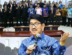 Bupati Lampung Utara menghadiri pelantikan majelis pekerja harian persatuan gereja Indonesia di kabupaten Lampung Utara