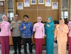 Bupati Lampung Utara Terima Kunjungan Ketua Bhayangkari Daerah Lampung