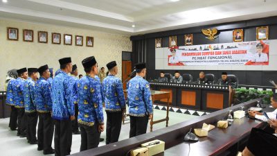 Wabup Tubaba Lantik 12 Pejabat Fungsional