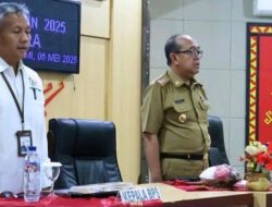 SEKDA LAMPUNG UTARA PIMPIN RAPAT PEMBINAAN STATISTIK SEKTORAL 2025