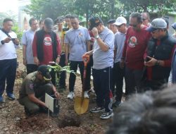 Pemkab Lampung Utara gelar Senam Bersama serta Penanaman Pohon