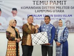 Gelar Temu Pamit Dandim 0412 Lampura, Bupati Novriwan Sampaikan Terima Kasih