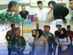 Bupati Hamartoni Jenguk Dua Anggota Reskrim Lampura di RS Handayani